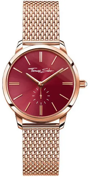 image of Thomas Sabo Watch Glam & Soul Ladies - Red TMSB-045