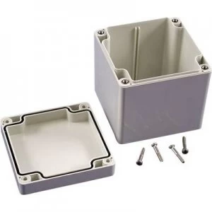 image of Hammond Electronics 1554EEGY 1554EEGY Universal enclosure 90 x 90 x 90 Acrylonitrile butadiene styrene Grey