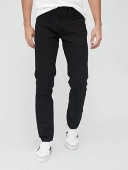 Image of Tommy Hilfiger Denton Straight Fit Stretch Jeans - Black