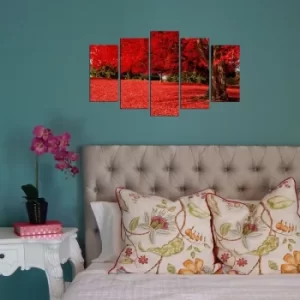 Image of 5MX-145 Multicolor Decorative MDF Painting (5 Pieces)