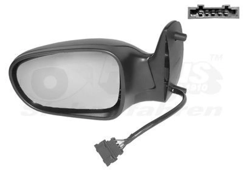 Image of VAN WEZEL Wing mirror VAN WEZEL 1867807