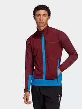 Image of adidas Terrex Tech Flooce Hiking Fleece, Black Size XL Women