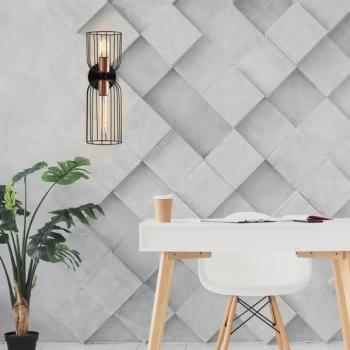 Image of Nezgep - 3231 Black Wall Lamp