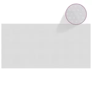 Image of Vidaxl Floating Pe Solar Pool Film 732X366cm Grey