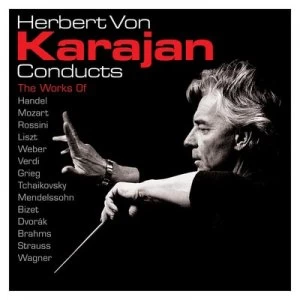 Image of Herbert Von Karajan Conducts by Herbert von Karajan CD Album