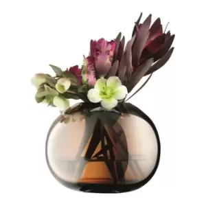 image of LSA Epoque Vase Round - Sapphire - Orange