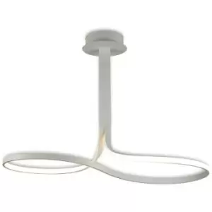 image of Integrated LED ceiling lamp Nur white 1 bulb 65cm