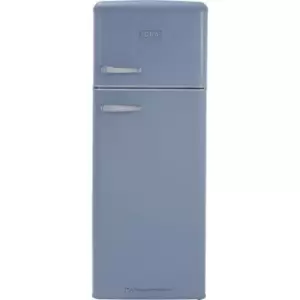 image of CDA Betty Sea Holly 206L Retro Freestanding Fridge Freezer