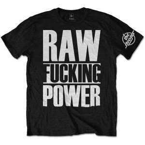 Image of Iggy & The Stooges - Raw Mens Large T-Shirt - Black
