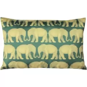 image of Paoletti - Parade Elephant Cushion Emerald - Emerald