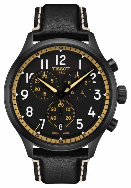 image of Tissot T1166173605202 Chrono XL Vintage Black/Gold Watch