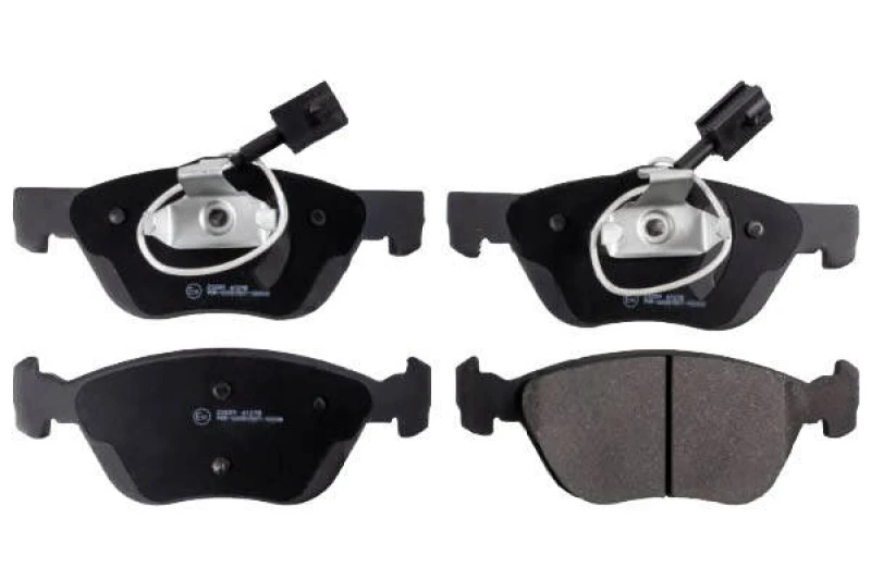 Image of Blue PRINT ADL144227 Brake pad set Front Axle, incl. wear warning contact, with piston clip Brake Pad Set,disc brake (402)