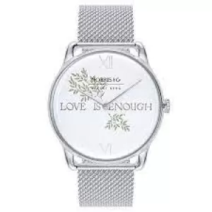 image of August Berg x Morris & Co Pure Silver Love Is Enough Ss Mesh 38Mm Watch M1LIE0738E20MSL