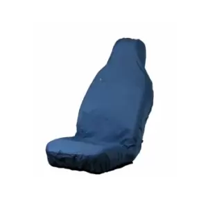 image of Car Seat Cover Stretch - Front Single - Blue - 3DSFBLU - Town&country