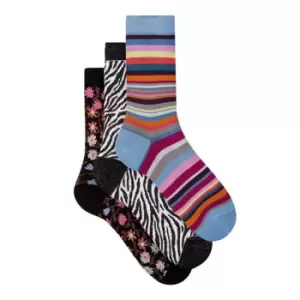 Image of Paul Smith Stripe Three-Pack Socks - Multi