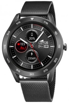 image of Lotus SmarTime Mens Gunmetal mesh + Free Strap L50011/1 Watch