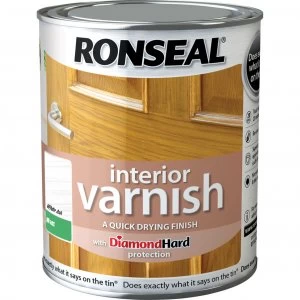 image of Ronseal Interior Matt Quick Dry Varnish White Ash 250ml