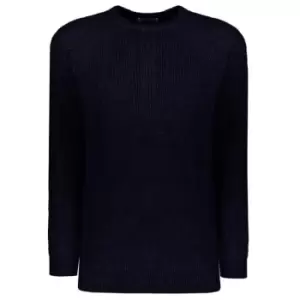 image of Lambretta Rib Sweater - Blue