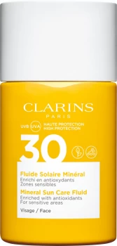 image of Clarins Sun Care Mineral Fluid for Face SPF30 30ml