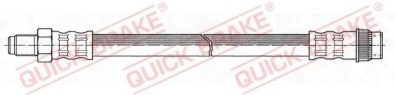 Image of QUICK BRAKE Brake hose QUICK BRAKE 32.042