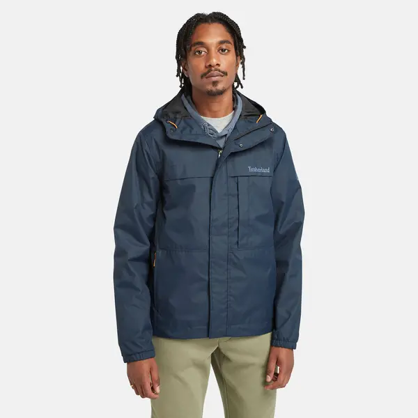 image of Timberland Benton Shell Jacket For Men In Navy, Size XXL