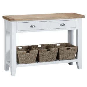 Image of Robert Dyas Madera Large Wooden Console Table