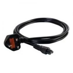 image of C2G 1m UK Laptop Power Cord (BS 1363 to IEC 60320 C5)