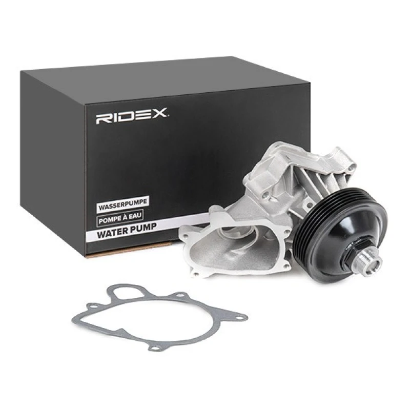 Image of RIDEX 1260W0542 Water pump for V-ribbed belt use Water Pump (1260)