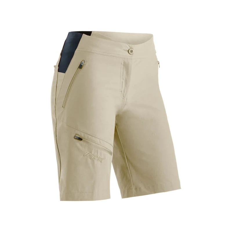 Image of Womens hiking shorts Maier Sports Inara Beige Female 42