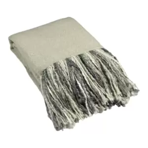 Image of Paoletti Mala Fringed Throw Acrylic Natural