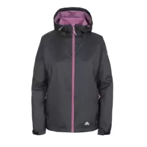 image of Trespass Womens/Ladies Tayah II Waterproof Shell Jacket (XXXL) (Black)