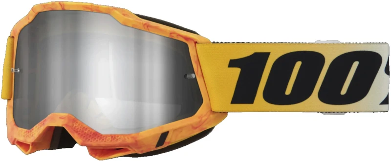 Image of 100% Accuri 2 Razza Motocross Goggles, yellow for Men
