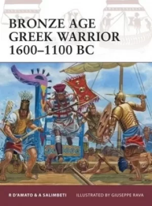 Image of Bronze Age Greek warrior 1600-1100 BC by Raffaele D'Amato