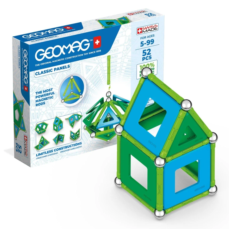 Image of Geomag Classic Panels - 52 pcs - 100% Recycled Plastic