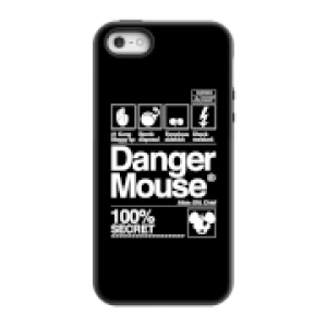 Image of Danger Mouse 100% Secret Phone Case for iPhone and Android - iPhone 5/5s - Tough Case - Gloss