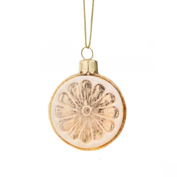 Image of Sass & Belle Lemon Slice Shaped Bauble