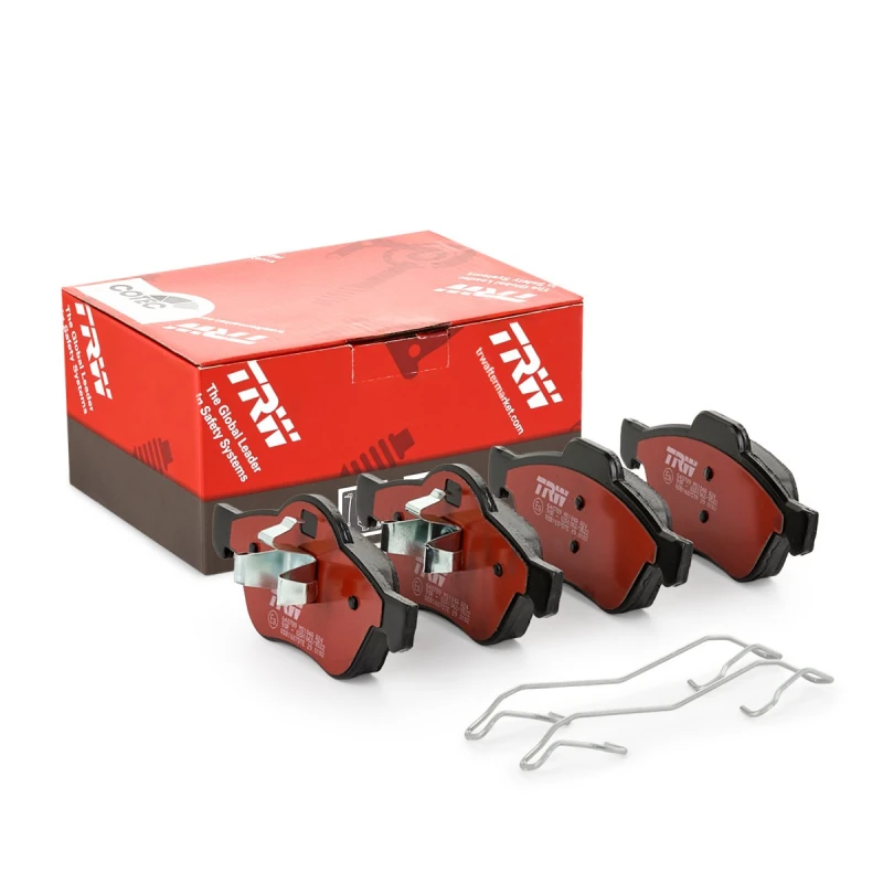 Image of TRW GDB1687DTE Brake pad set not prepared for wear warning indicator Brake Pad Set,disc brake (402)