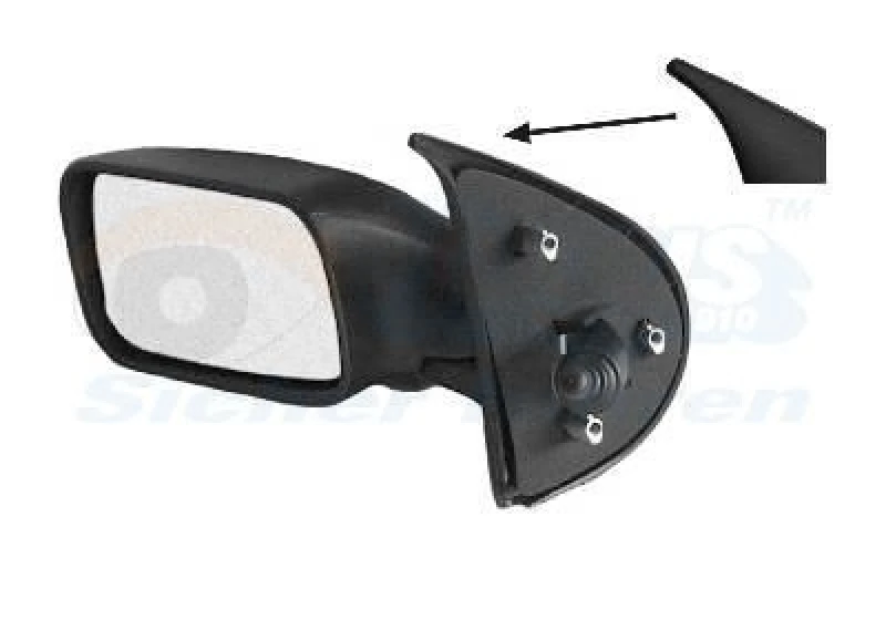 Image of VAN WEZEL Wing mirror VAN WEZEL 1754803