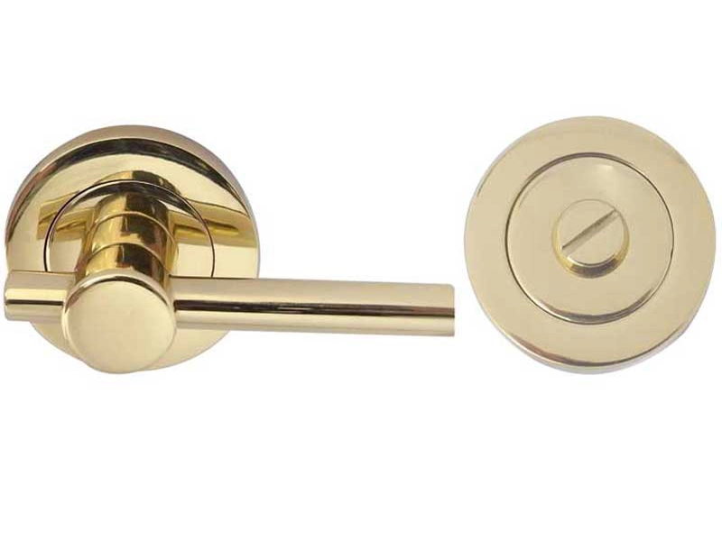 image of LocksOnline Easy Turn Bathroom Door Lock Set