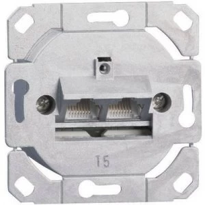 image of Network outlet Flush mount Insert CAT 6 2 ports Me