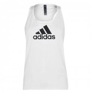 Image of adidas Logo Tank Top - White/Black