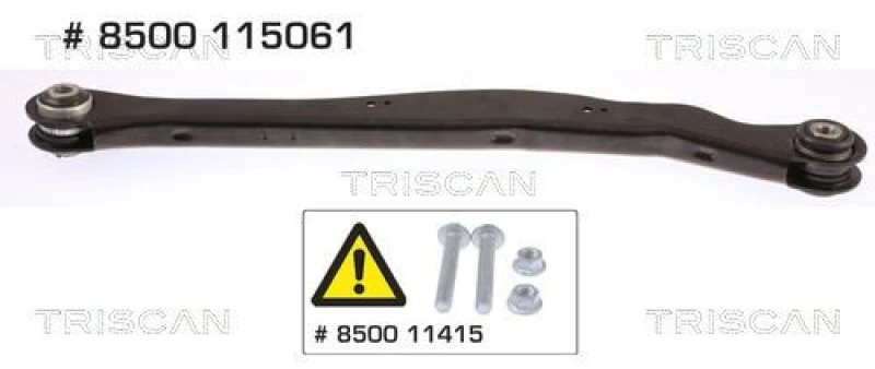 Image of TRISCAN Rod / Strut, wheel suspension TRISCAN 8500 115061
