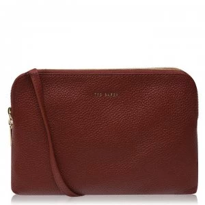 image of Ted Baker Ciarraa Leather Cross Body Bag - dk-tan