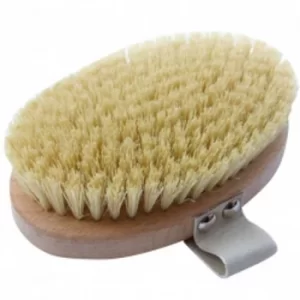 image of Hydrea London Beech Wood Body Brush With Cactus Fibre Bristles