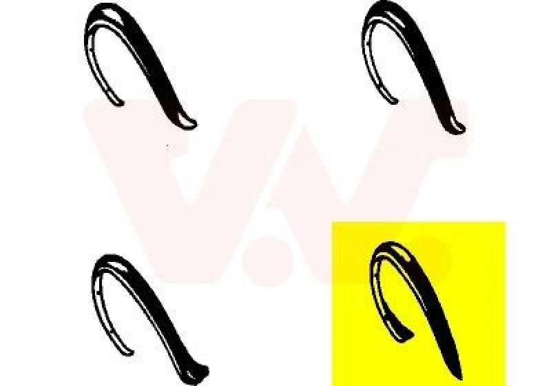 Image of VAN WEZEL Fender flare VAN WEZEL 5812524