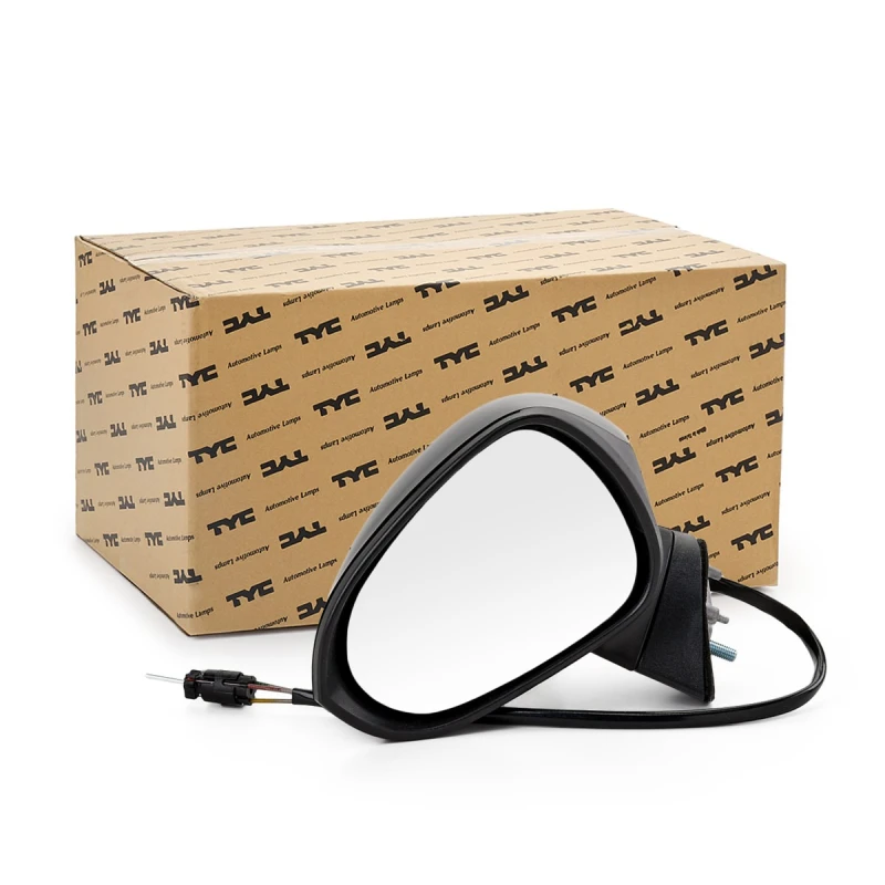 Image of TYC 331-0060 Wing mirror Left, Control: cable pull Outside Mirror (50)