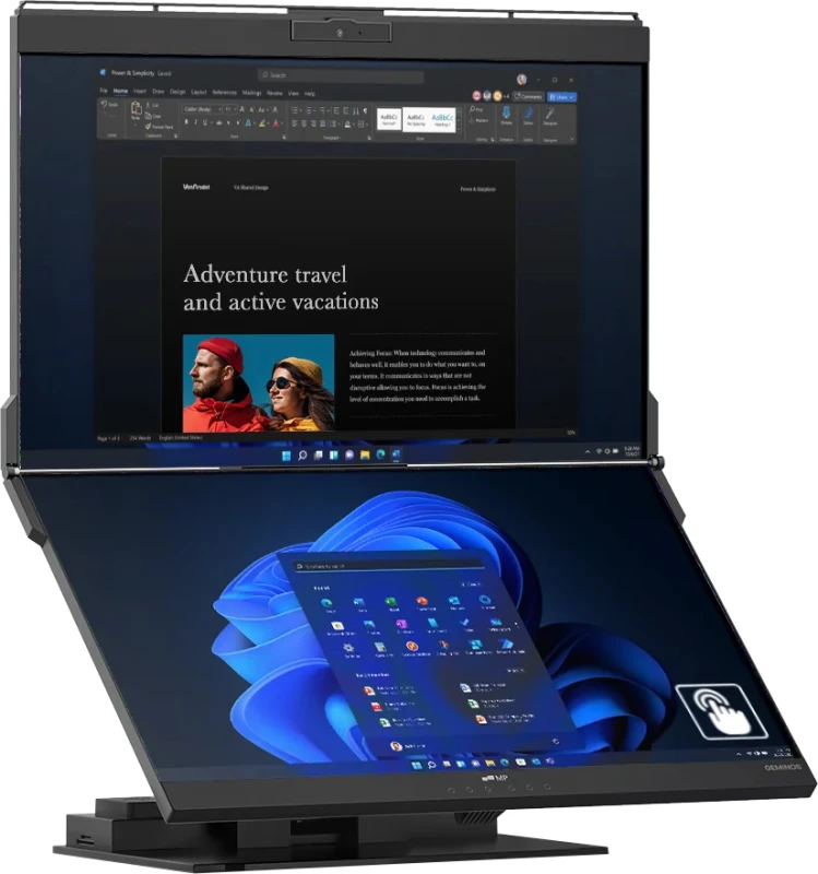 Image of Mobile Pixels Geminos X computer monitor 61cm (24") 2560 x 1440