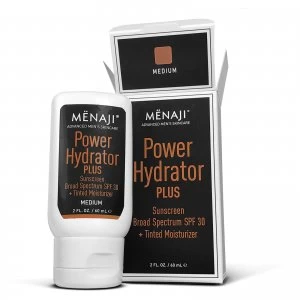Image of Menaji Power Hydrator PLUS Broad Spectrum Sunscreen SPF30 + Tinted Moisturiser 60ml - Medium