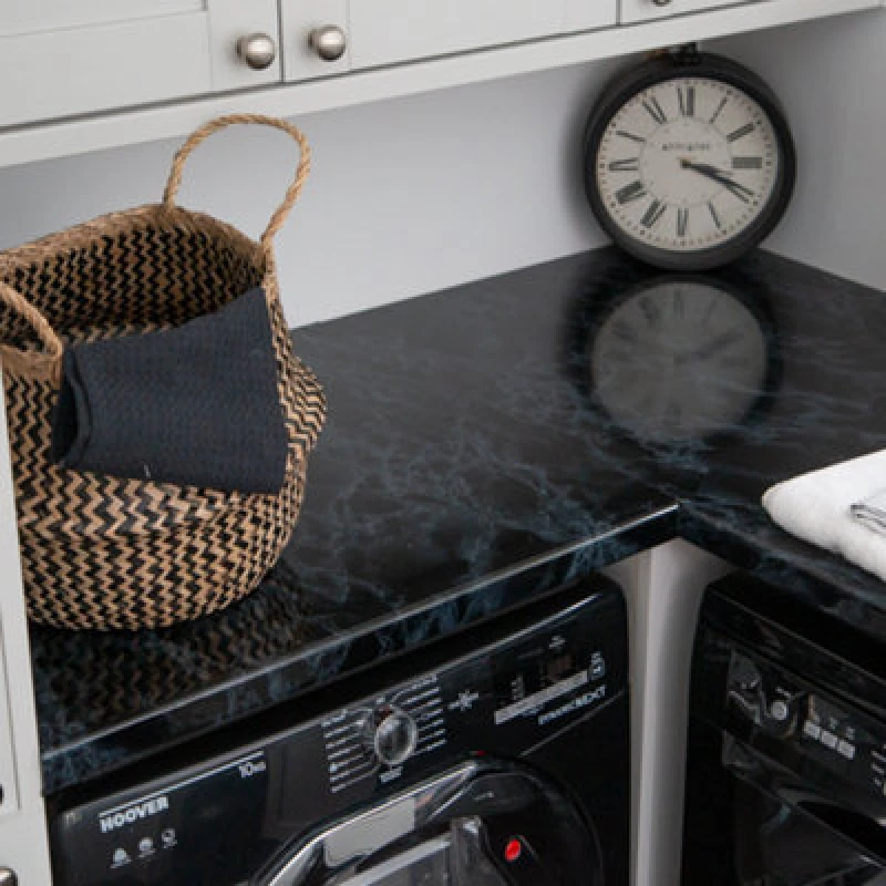 Image of D-C-Fix Marble Black 67.5Cm X 15M Self-Adhesive Vinyl Wrap For Doors And Worktops
