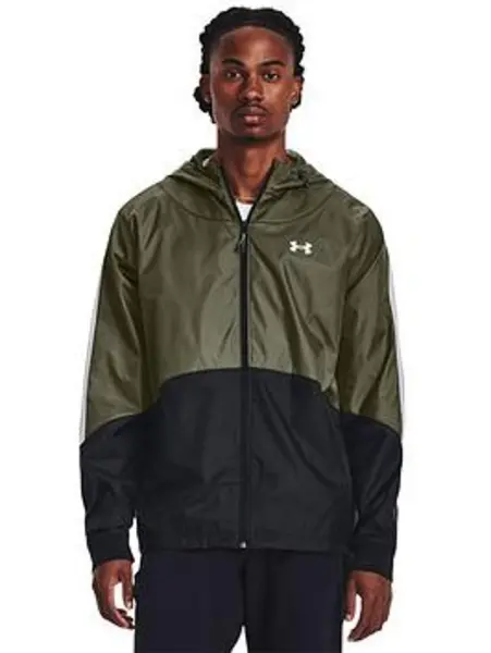 Image of Under Armour Legacy Windbreaker Jacket - Khaki